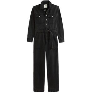 Abercrombie & Fitch Pants & Jumpsuits | A&F Long-Sleeve Denim Jumpsuit (M Tall)